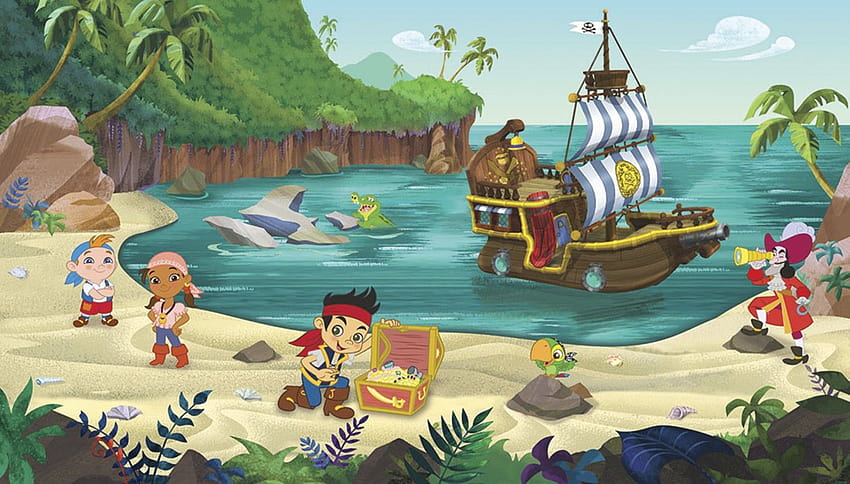 Best 4 Jake and the Neverland Pirates Backgrounds on Hip, disney jake and the never land pirates HD wallpaper