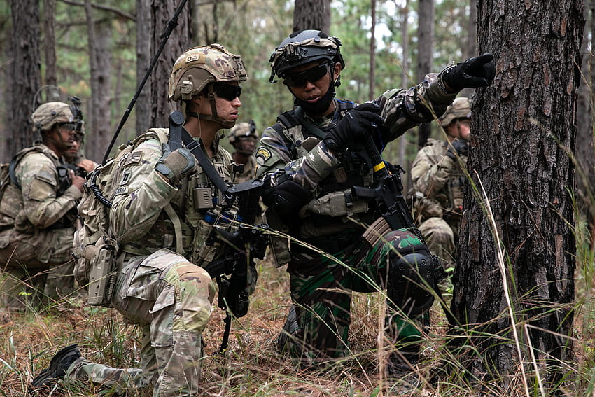 Thousands of US Soldiers Train with Indonesian and Royal Thai Armies in Louisiana HD wallpaper