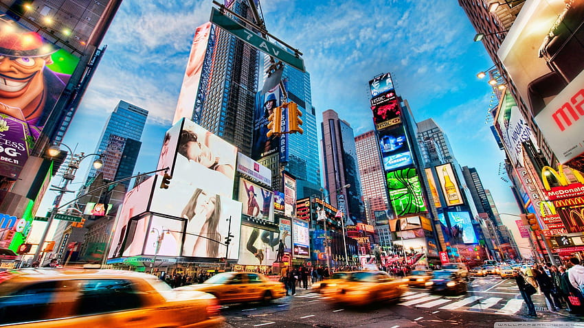Times Square New York ❤ para Ultra TV, totalmente novo papel de parede HD