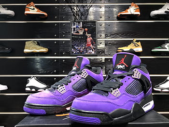Jordan 4 purple HD wallpapers