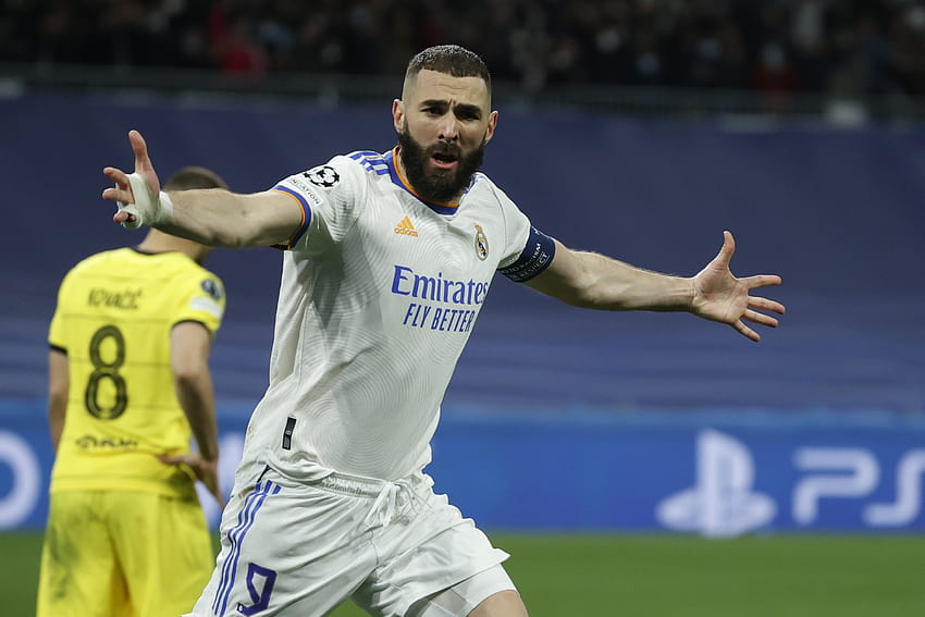 Real Madrid e Villarreal chegam às semifinais da Liga dos Campeões da UEFA, campeão do real madrid em 2022 papel de parede HD