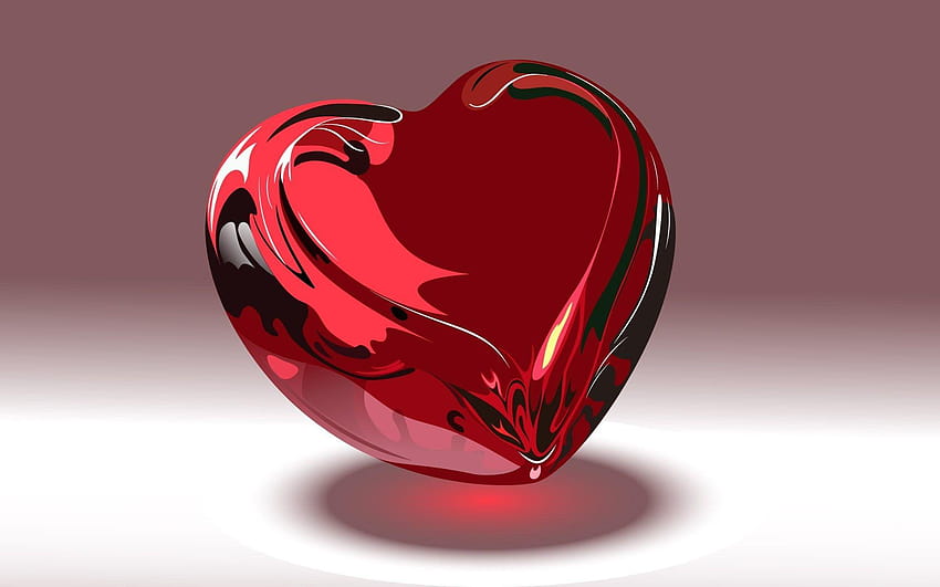 Love Heart Cool 3d, cool 3d love HD wallpaper | Pxfuel