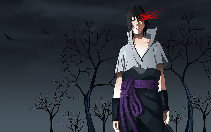sasuke full body HD wallpaper