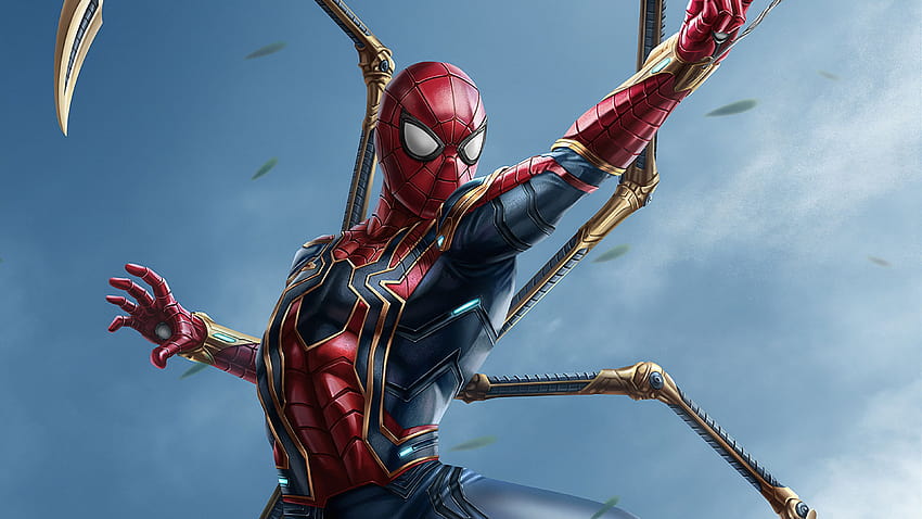 Iron Spiderman New Suit, spider man iron spider HD wallpaper | Pxfuel