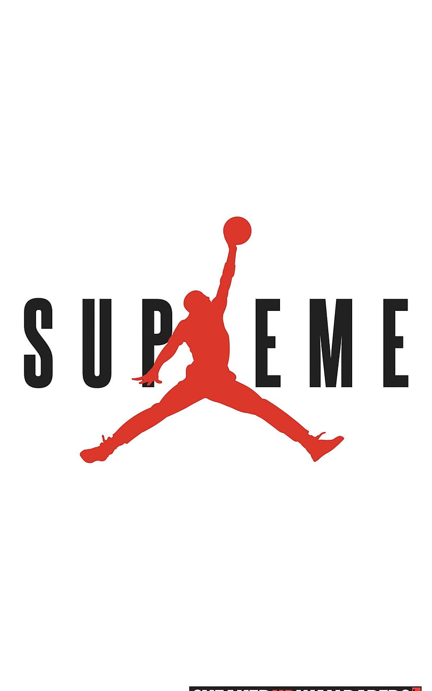 Supreme Jordan Logo Sticker 4 in 2019 Stickers Decals Labels [1242x2208] para seu celular e tablet, adesivos supremos Papel de parede de celular HD
