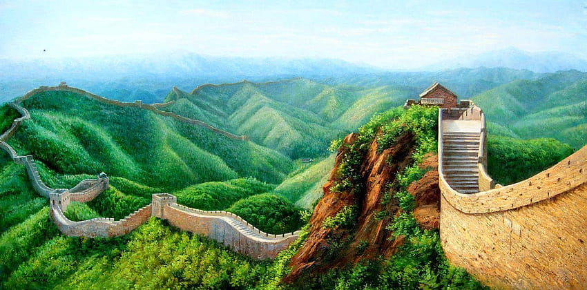 great wall of china HD wallpaper