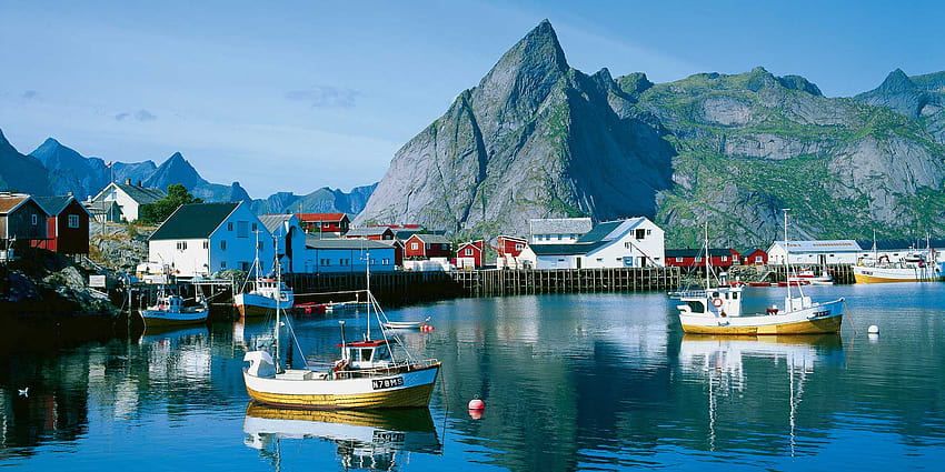 The Lofoten Islands, Norway – Mountain peaks, arctic fjords, fauske norway HD wallpaper
