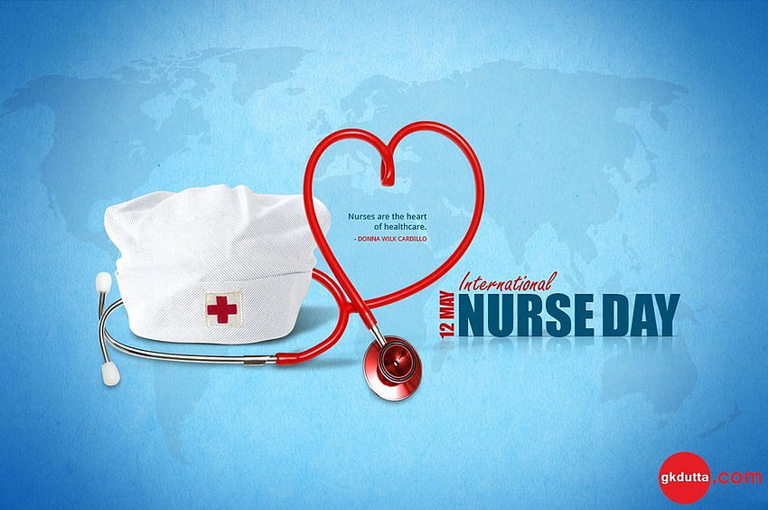 Szczęśliwego Międzynarodowego Dnia Pielęgniarek, dnia uznania dla pracowników Tapeta HD