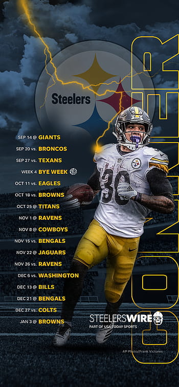 2019 Pittsburgh Steelers Schedule: Downloadable Wallpaper