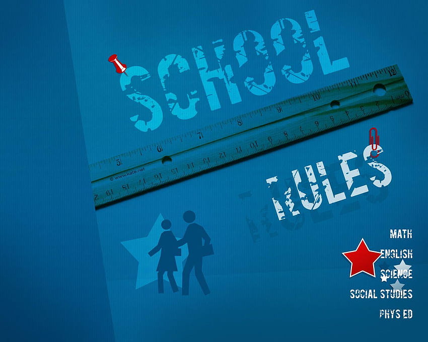 Escola Azul, estudos sociais papel de parede HD