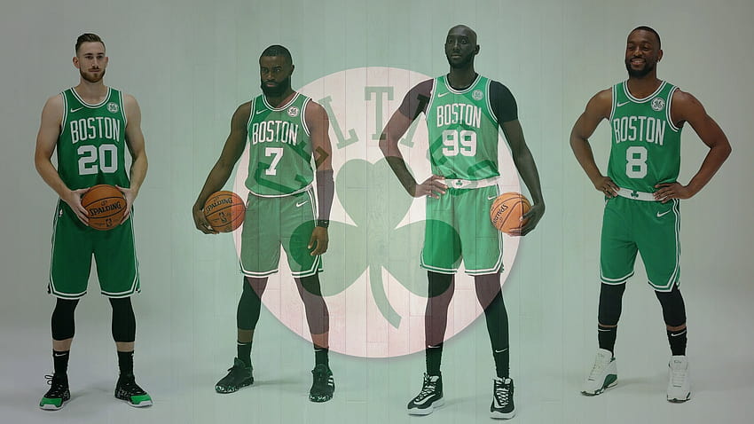 Boston Celtics Players and Logo for NBA, boston celtics team HD wallpaper