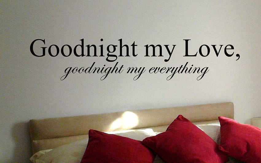 My Love Good Night HD wallpaper