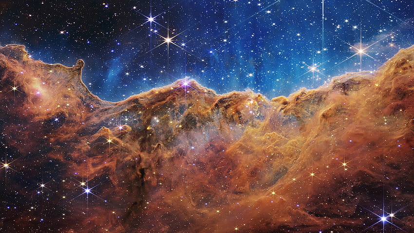 От космическия телескоп Джеймс Уеб HD тапет