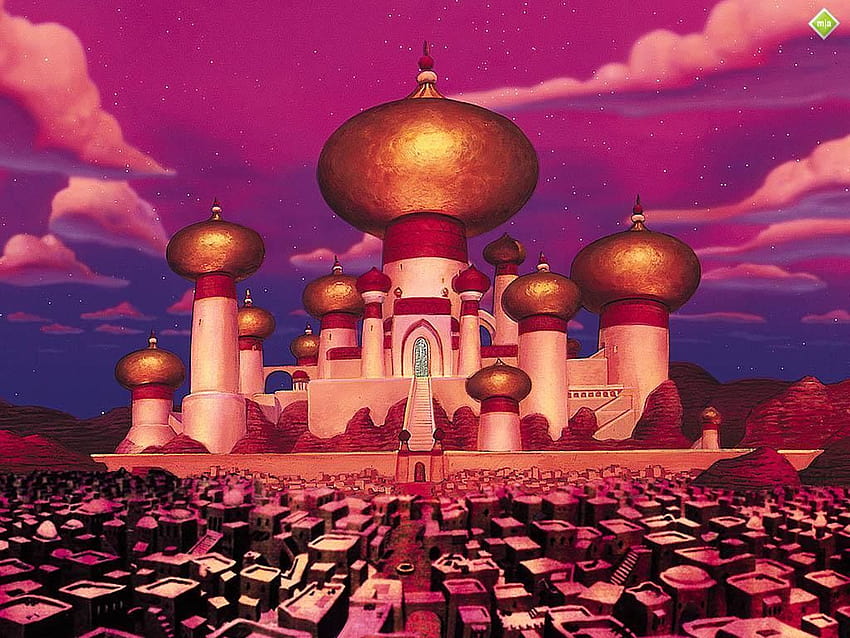 7 Aladdin-Palast-Ideen, Aladdin-Schloss HD-Hintergrundbild