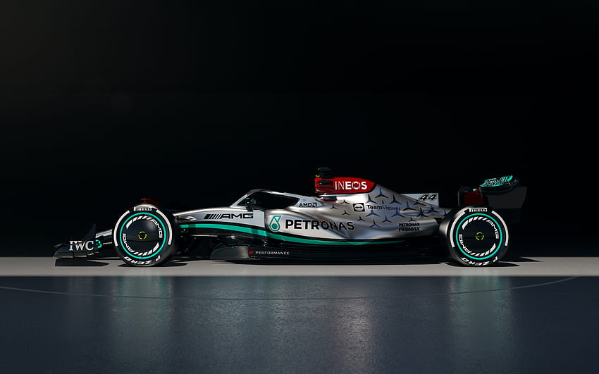 2022 Mercedes W13 F1 car launch, mercedes 2022 f1 HD wallpaper