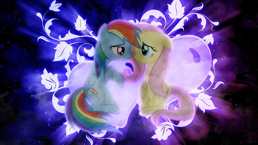 My Little Pony Rainbow Dash, my little pony fluttershy HD wallpaper