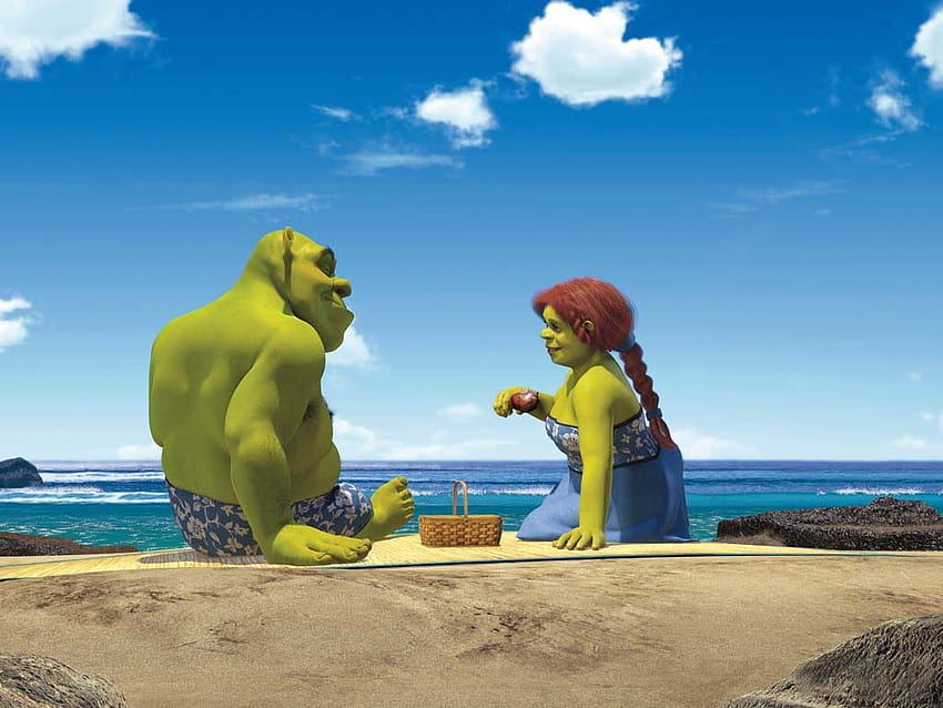  S completos de Shrek y Fiona para Android fondo de pantalla
