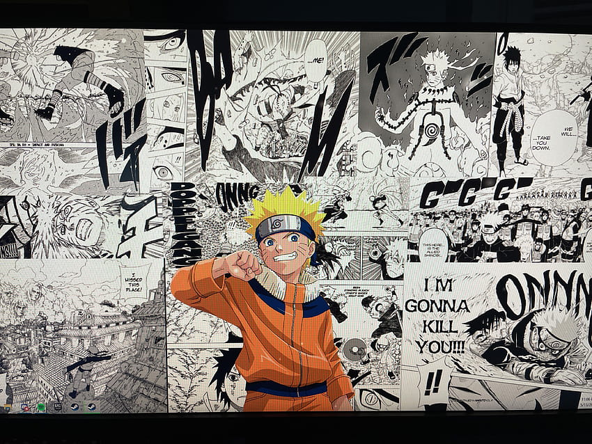 Naruto Manga gepostet von Zoey Walker, Manga-Panel HD-Hintergrundbild