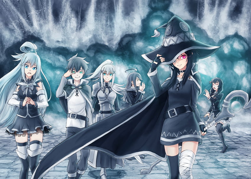 Kono Subarashii Sekai Ni Shukufuku Wo, Satou Kazuma, Megumin, Konosuba, Kazuma Anime PC HD-Hintergrundbild