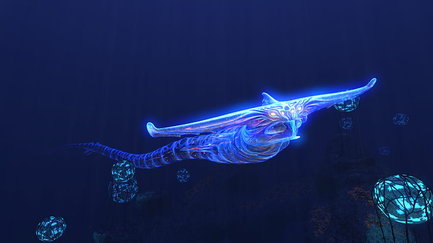 Subnautica Ghost Leviathan Wallpaper HD