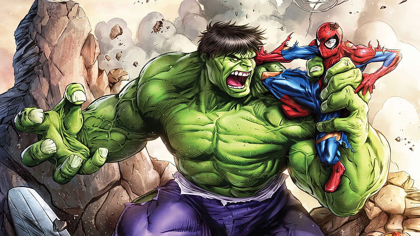 1920x1080 Hulk Vs Spiderman Laptop Voll, Hintergründe und Hulk 2021 HD-Hintergrundbild