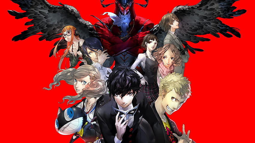 Anime karakteri, Persona 5, bir grup insan, grup anime HD duvar kağıdı