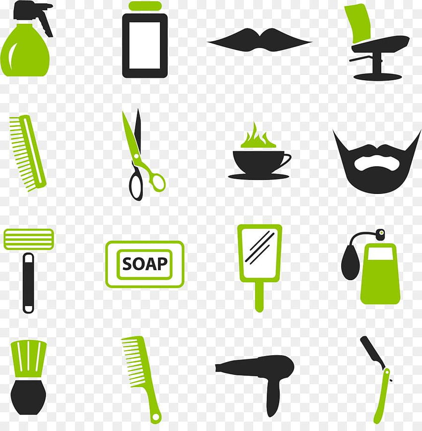 Pettine Logo per la cura dei capelli, pettine da barbiere Sfondo del telefono HD