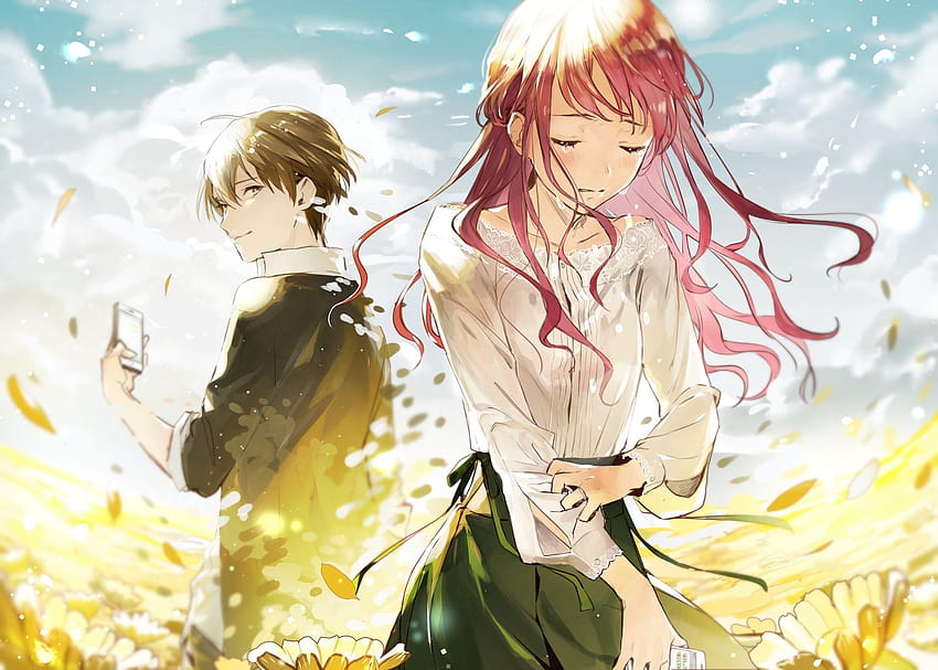 1366x768px, 720P Free download | 2 Anime Boy And Girl, anime boy and ...