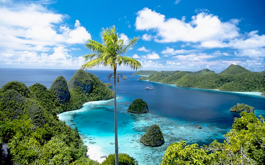 Raja Ampat Islands West Papua Timur, Indonesien HD-Hintergrundbild