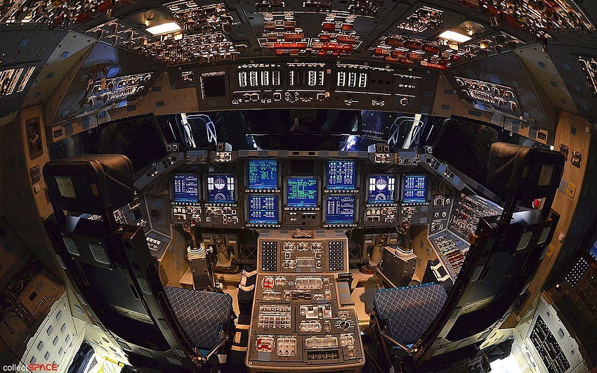 ห้องนักบินภายในกระสวยอวกาศ วอลล์เปเปอร์ HD
