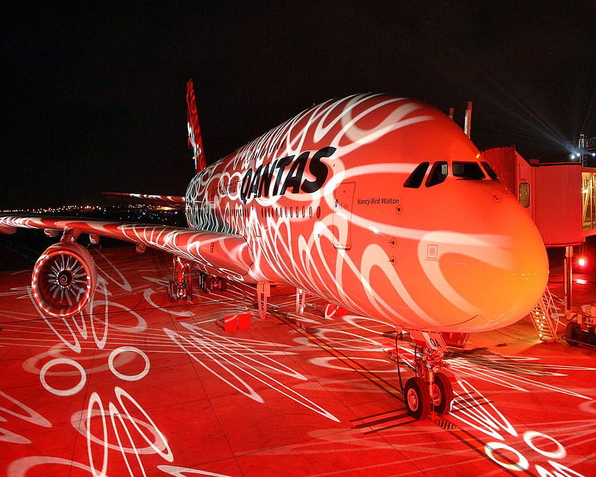aircraft, plane, Airbus, a380, Airbus a380, qantas HD wallpaper