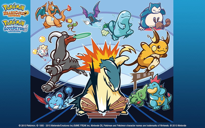 Pokémon: HeartGold y SoulSilver, Pokémon plata fondo de pantalla