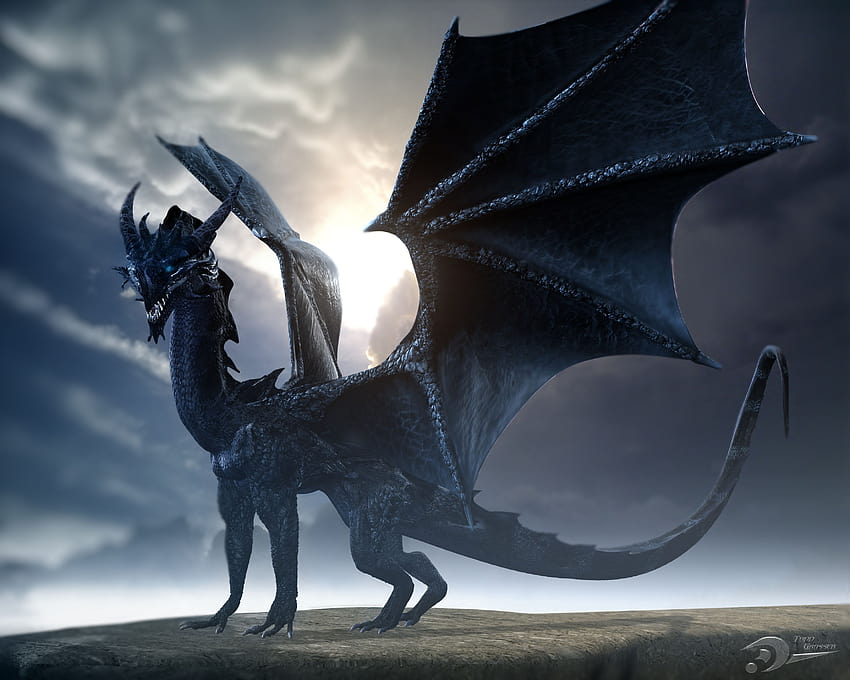 Storm Dragon HD wallpaper | Pxfuel