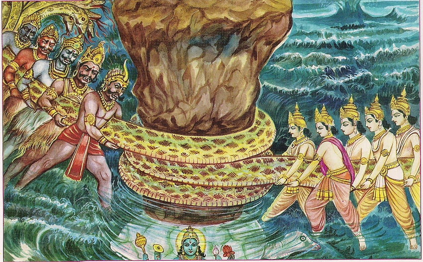 SUNDAR KANDA – SIMHIKA, samudra manthan HD duvar kağıdı