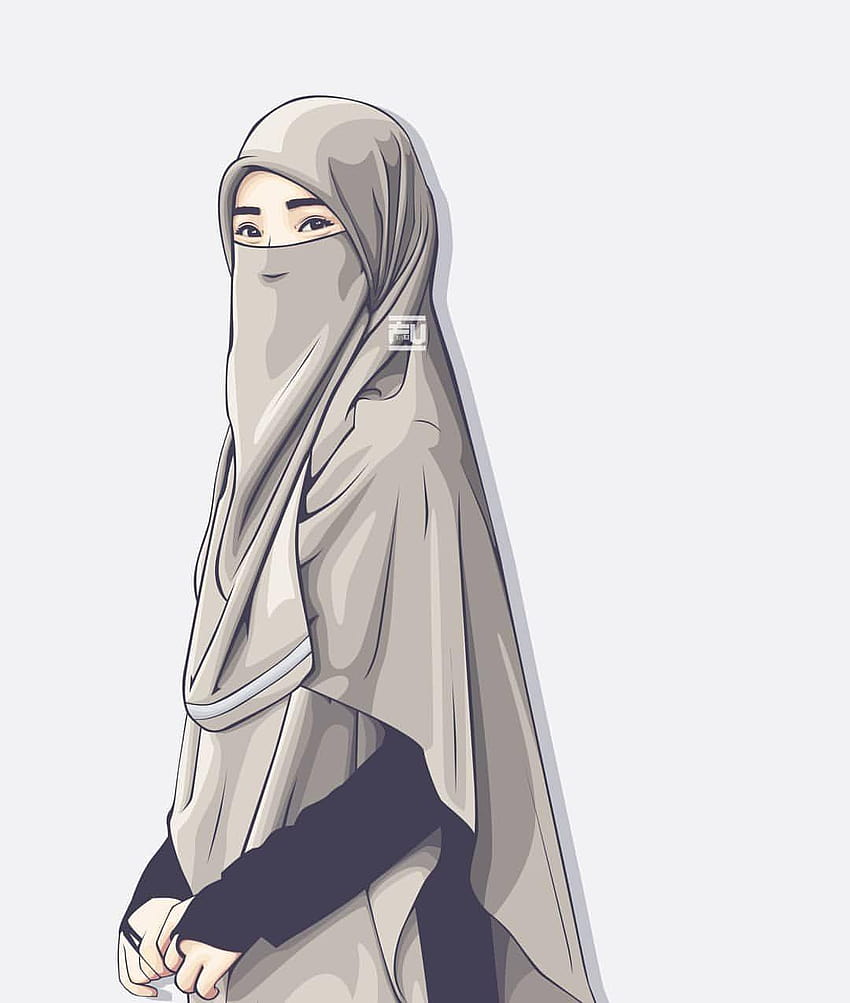 Gambar Keren Anime-Hijab HD-Handy-Hintergrundbild