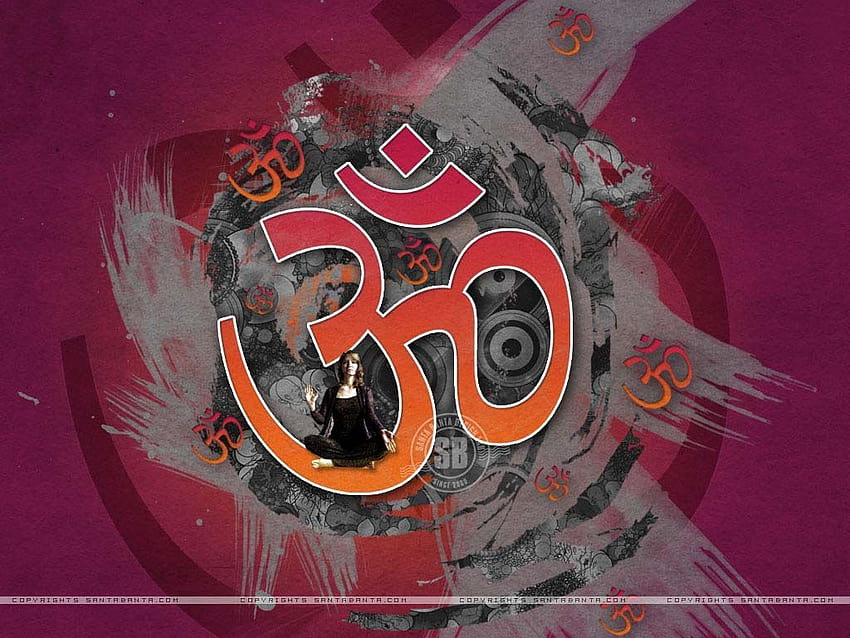 Of Om Symbol, hindu logo HD wallpaper