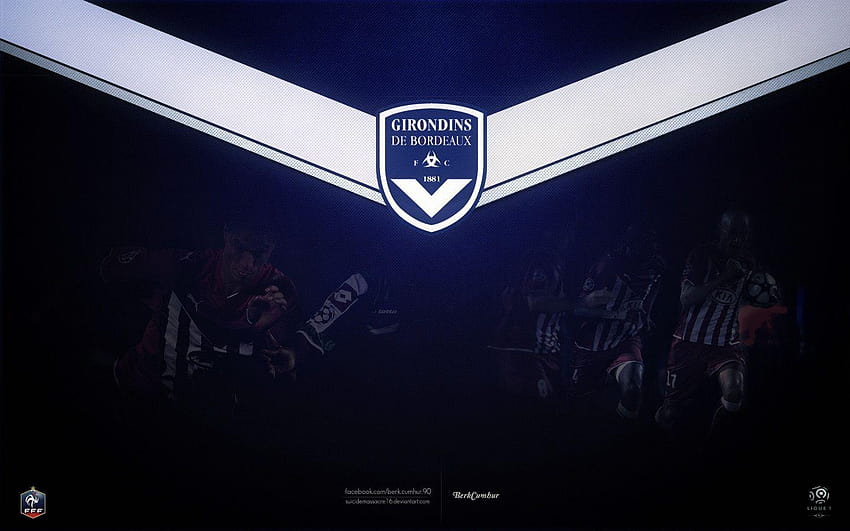 FC Girondins De Bordeaux Logo Sport papel de parede HD