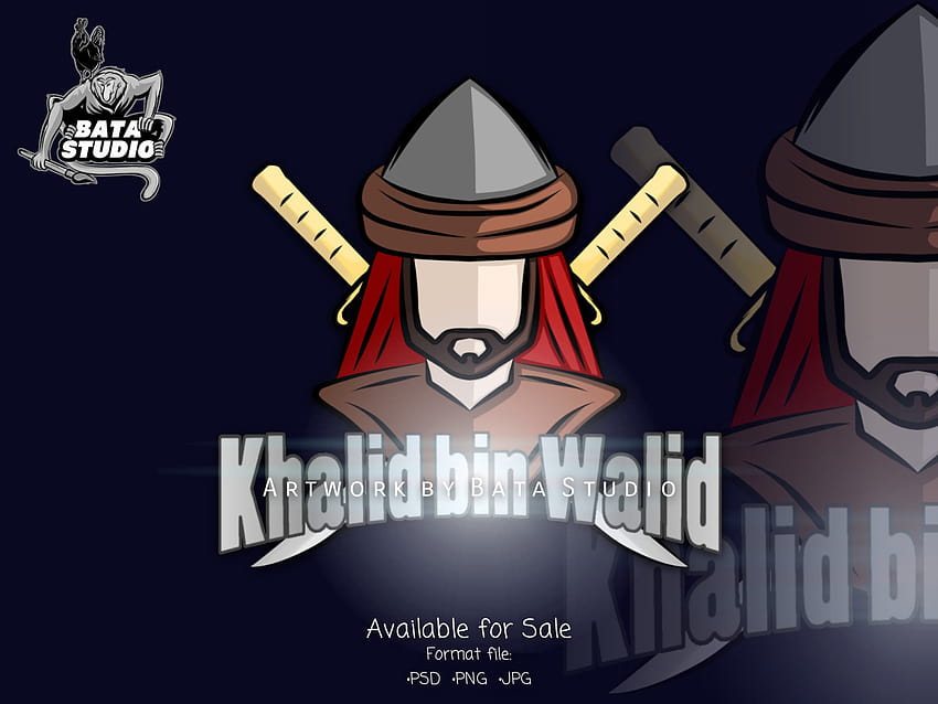 Khalid bin Walid Islamic Warrior oleh Ahmad Zaki Ramadhan di Dribbble, khalid ibn al walid Wallpaper HD