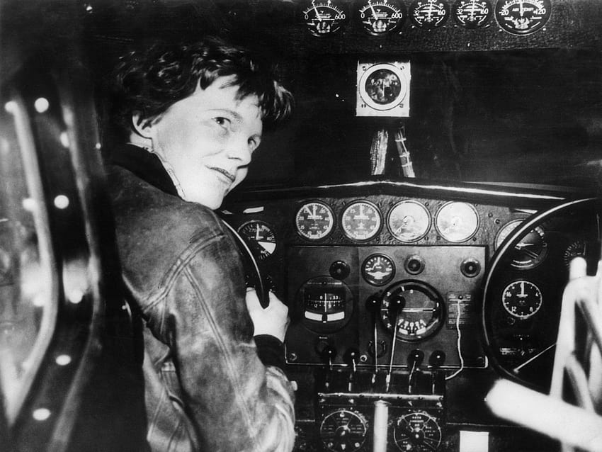 Amelia Earhart mogła przeżyć lot, nowe sugestie Tapeta HD