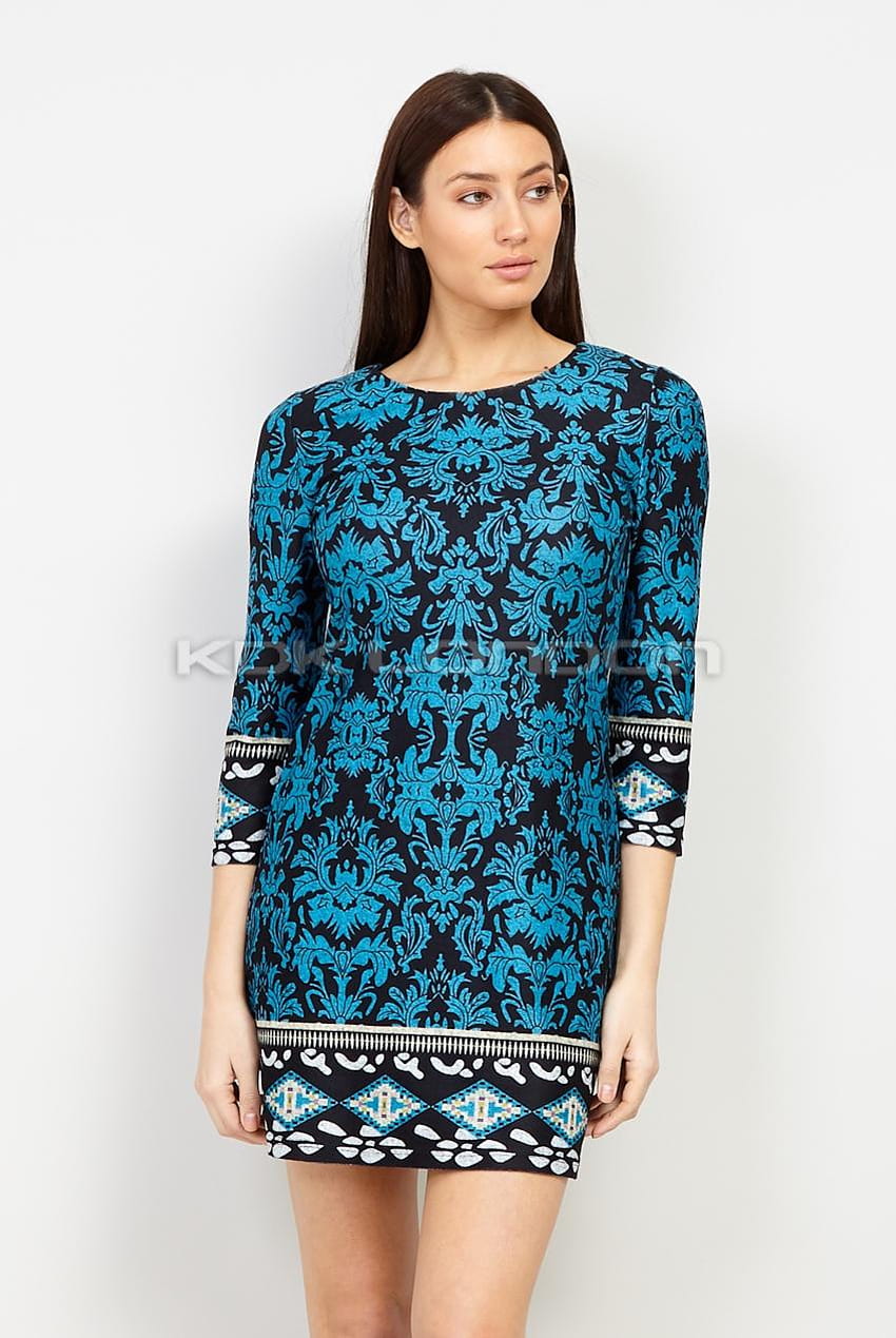 Dolce & Gabbana Majolica Tile-Print Dress in Blue