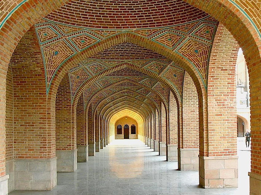 Kabud Mosque in Tabriz, Iran, trabiz HD wallpaper