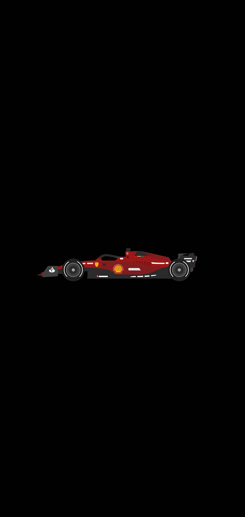 Ferrari F1, prosty telefon f1 Tapeta na telefon HD