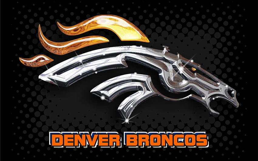 Denver Broncos 2014 NFL Logo Wide or, denver broncos backgrounds HD wallpaper