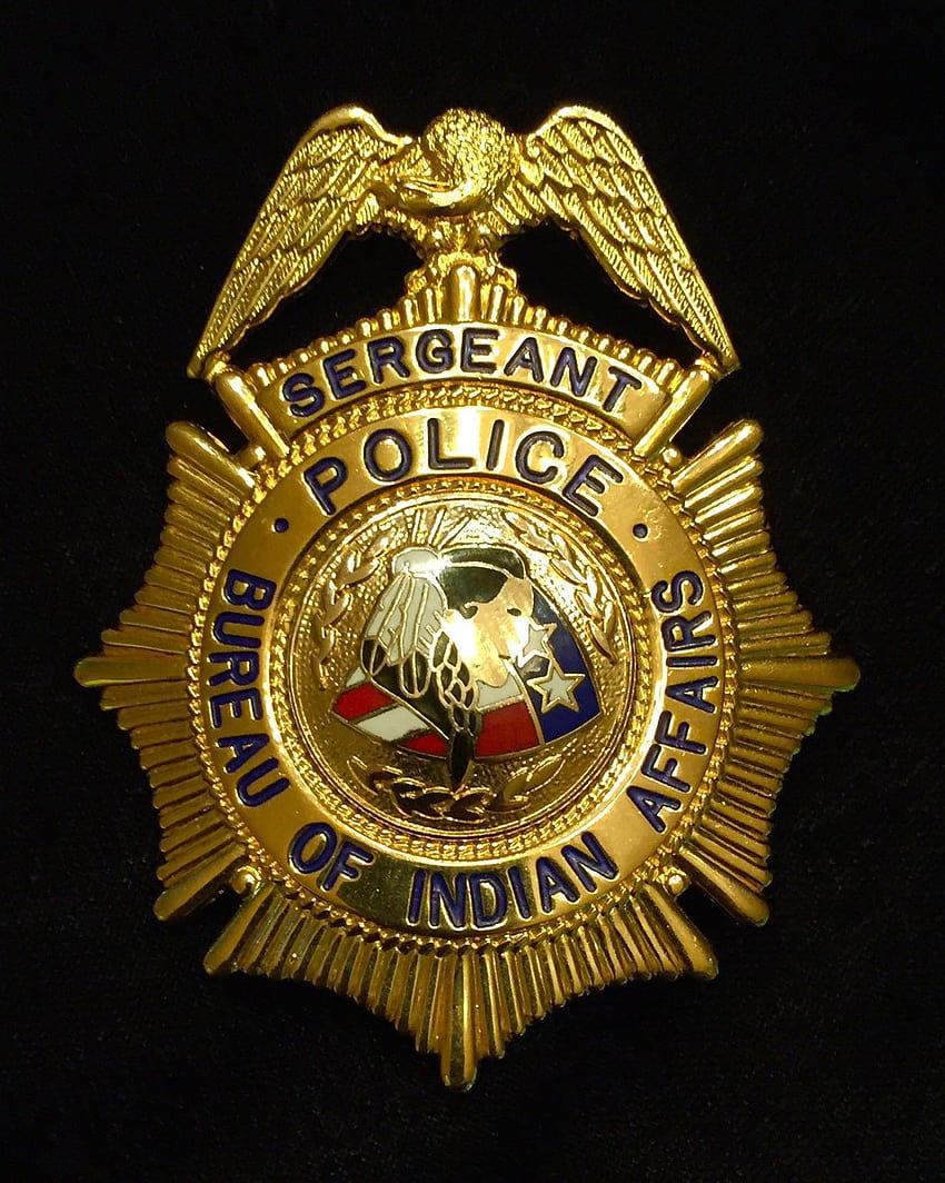 Sierżant policji, Biuro ds. Indian, indyjski policjant Tapeta na telefon HD