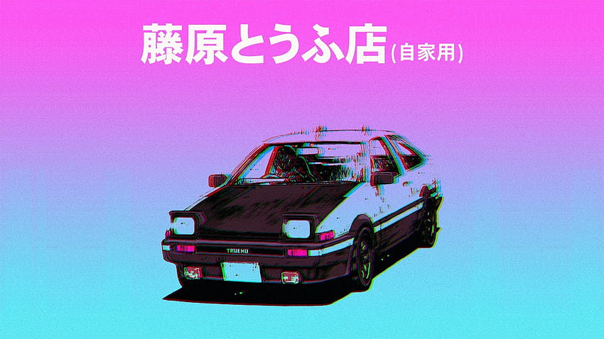Initial D Vapor Wave Aesthetic [1920x1080] [1920x1080] for your , Mobile & Tablet HD wallpaper