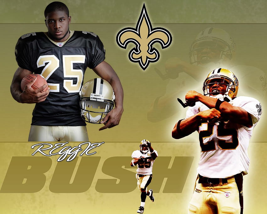 Download New Orleans Saints Reggie Bush Wallpaper