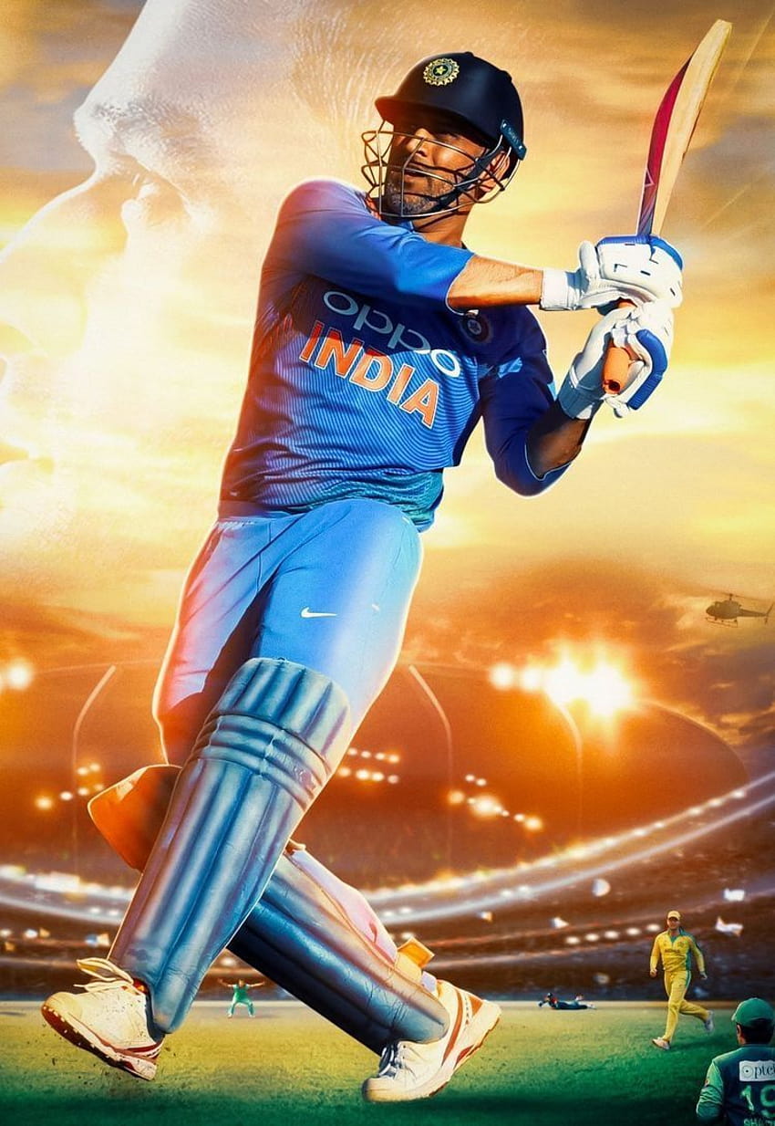 ms dhoni เต็มหน้าจอ วอลล์เปเปอร์โทรศัพท์ HD