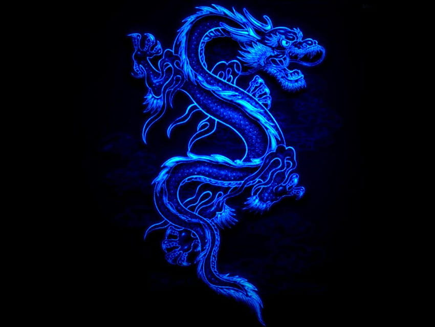 1920x1080 px] : Blue Chinese Dragon, cool blue dragon HD wallpaper