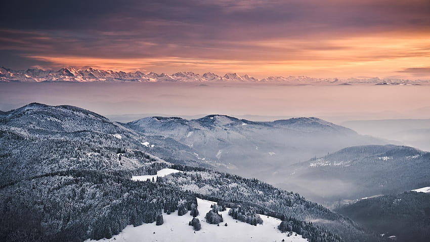 Paysage d'hiver afari, paysage d'hiver 1920x1080 Fond d'écran HD