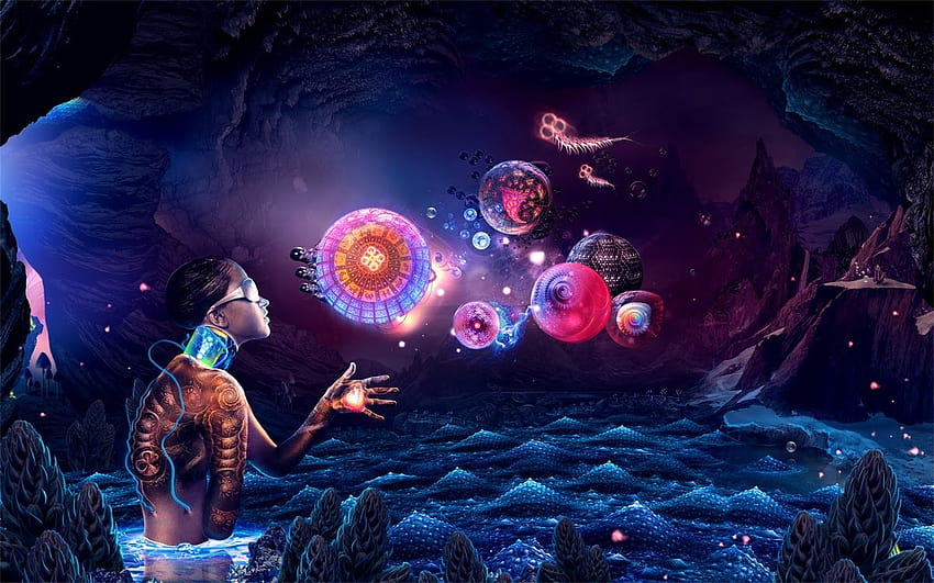 DMT Art 40 Visionary Paintings Inspired by DMT [1200x750] for your , Mobile & Tablet HD wallpaper